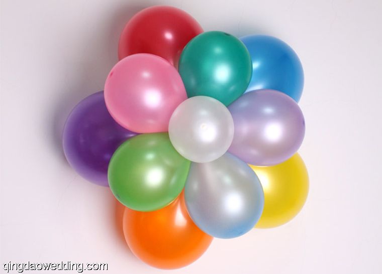 婚房布置結婚慶氣球批發 韓國加厚珠光氣球